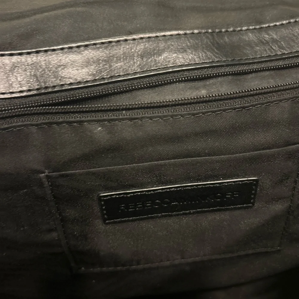 Rebecca Minkoff Black Quilted Chain Shoulder Bag - Picture 7 of 10